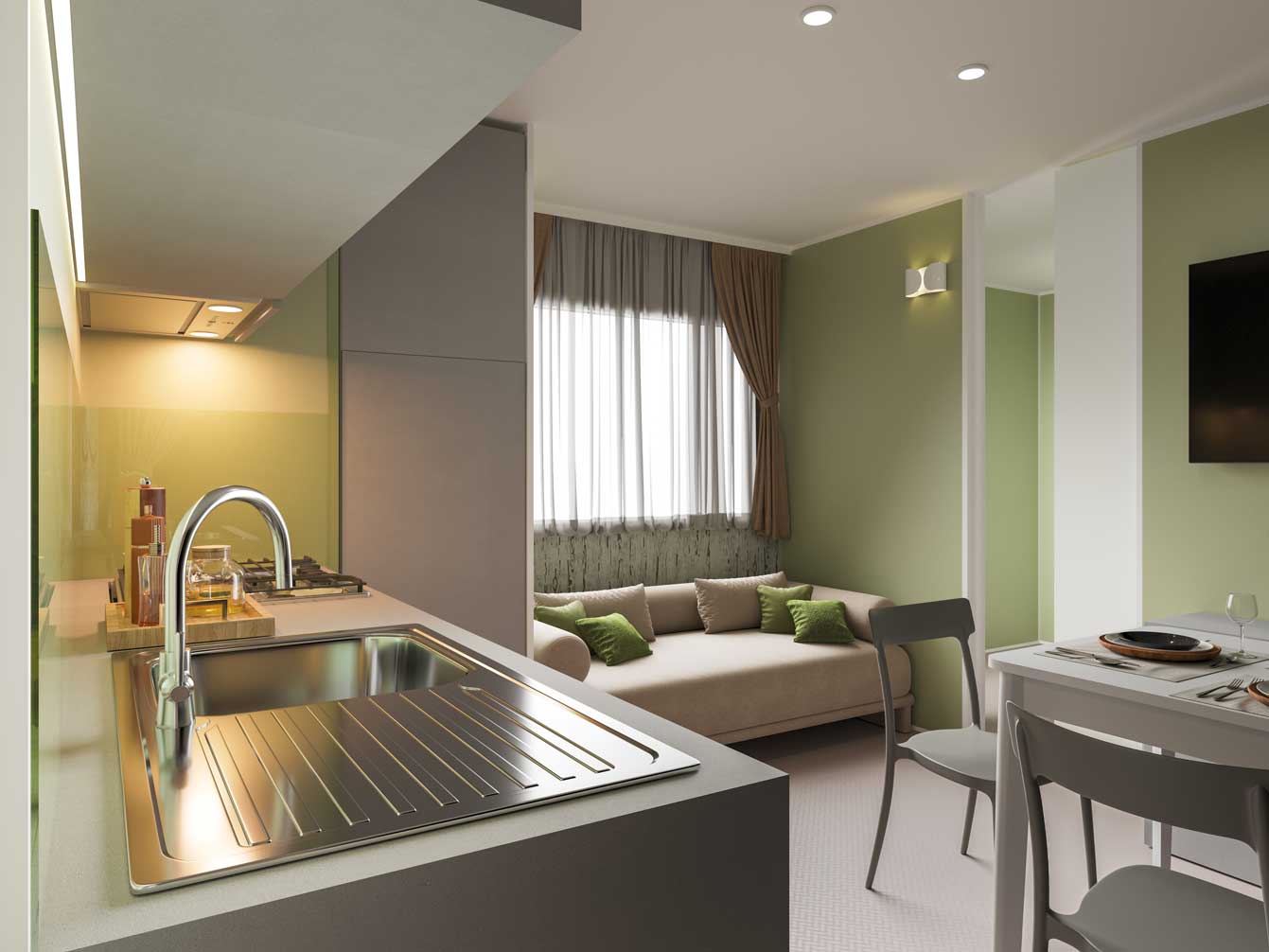 Küche Mobile Home Birkenbaum